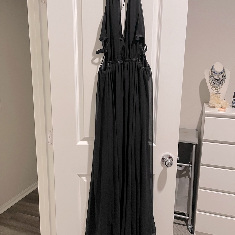 Express long black gown